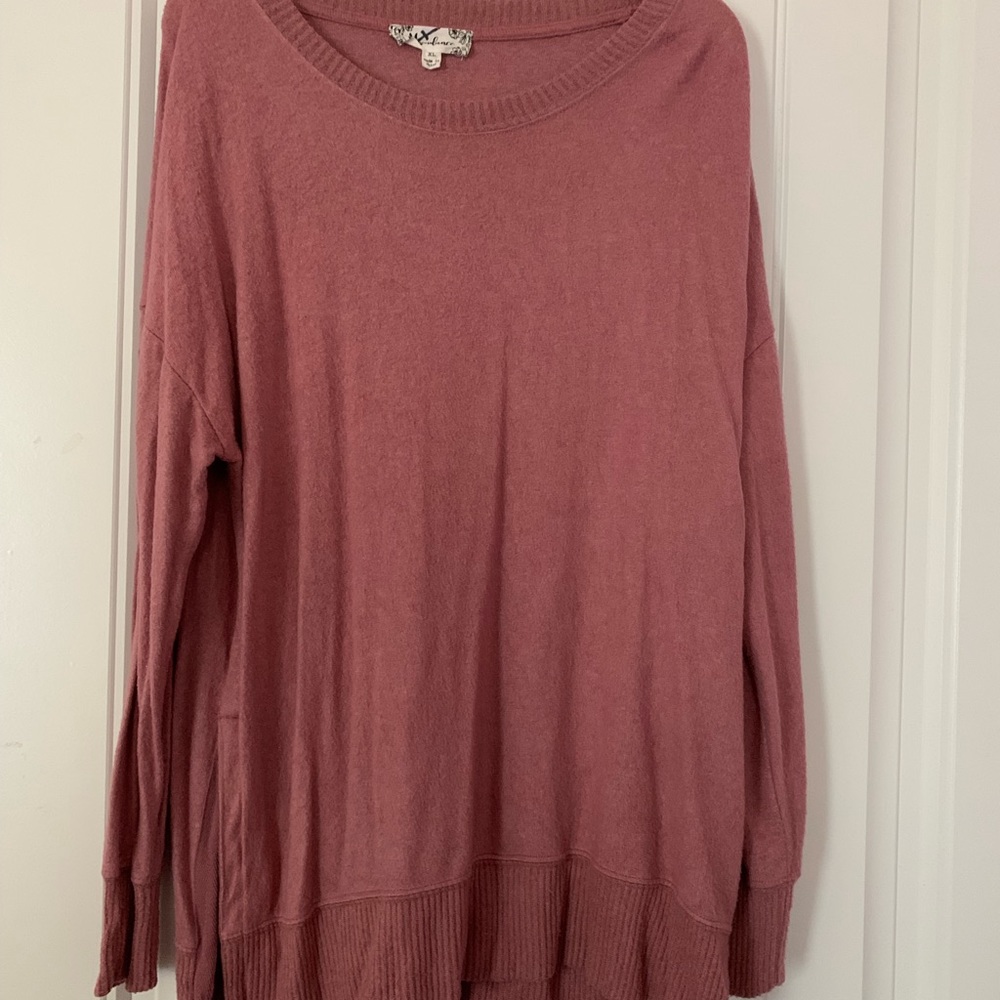 Womens pink sweatshirt